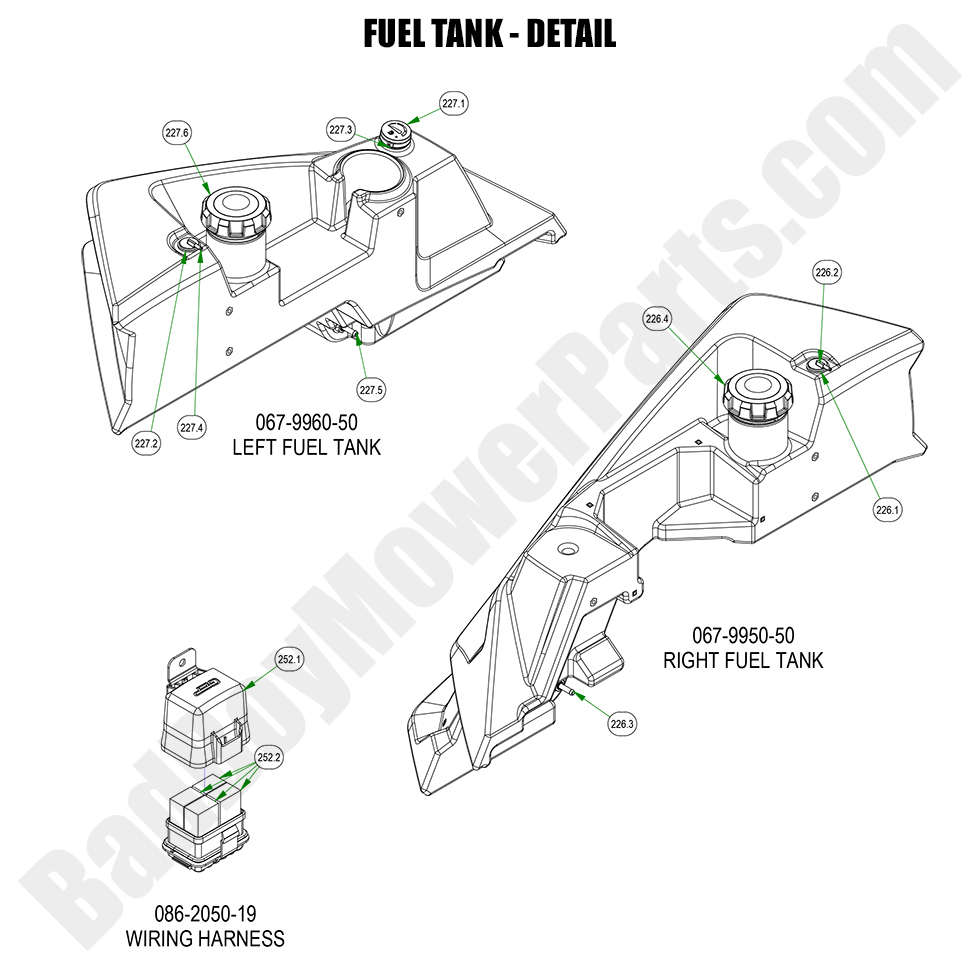 2023 Rogue Fuel Tank - Detail